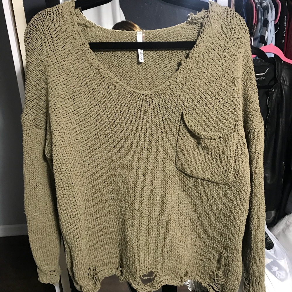 Knit sweater